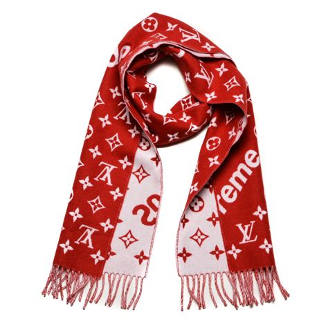 supreme louis vuitton scarf